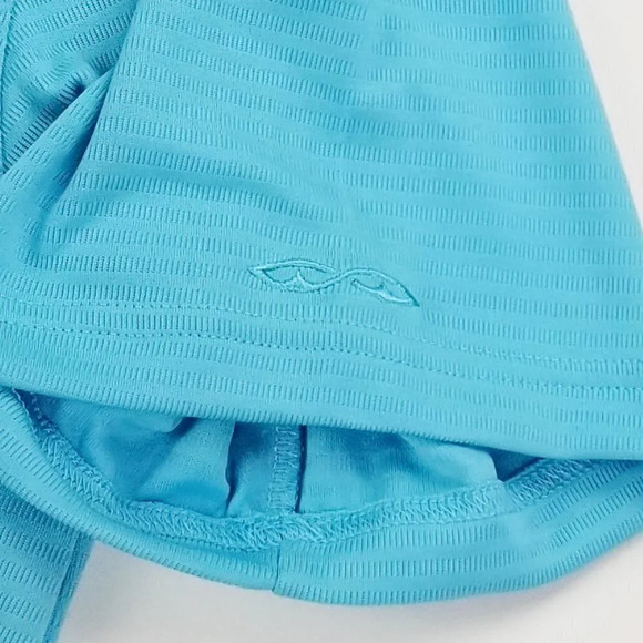 Snake Eyes Large Players Embroidered Sleeve Logo Blue Men's Short Sleeve Polo - Picture 4 of 12